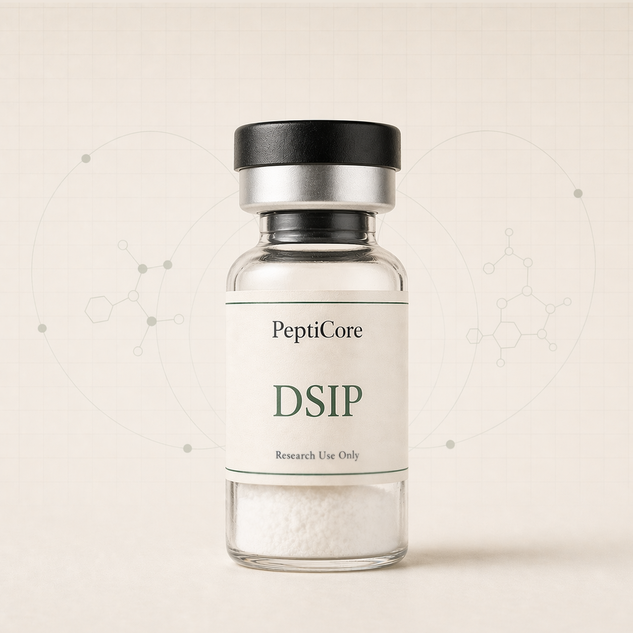 DSIP research-use peptide vial from PeptidesPrescripts
