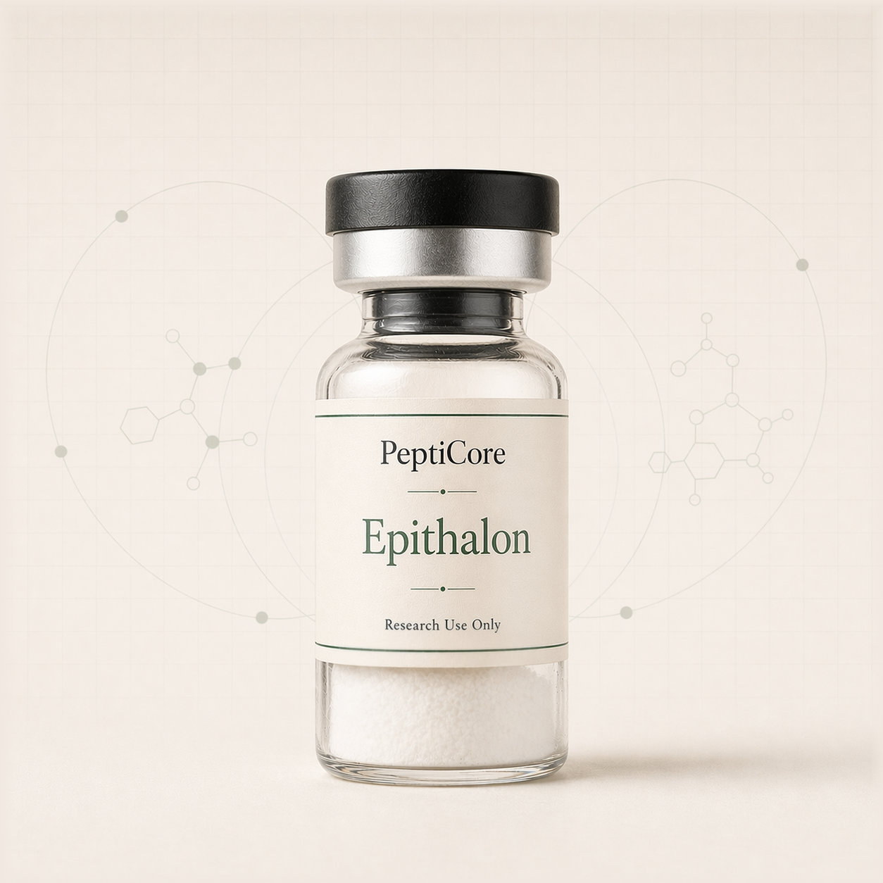 Epitalon research-use peptide vial from PeptidesPrescripts