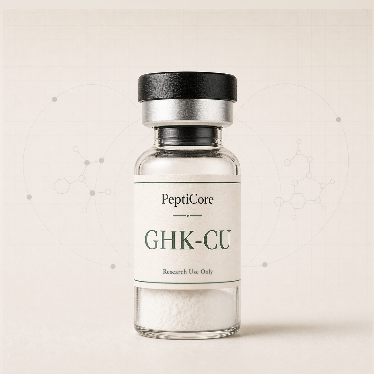 GHK-CU research-use peptide vial from PeptidesPrescripts