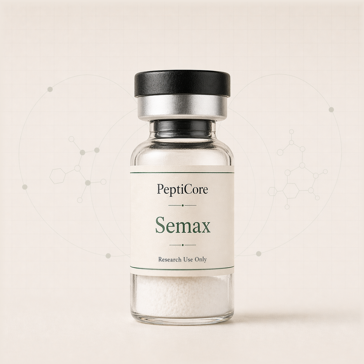 Semax research-use peptide vial from PeptidesPrescripts